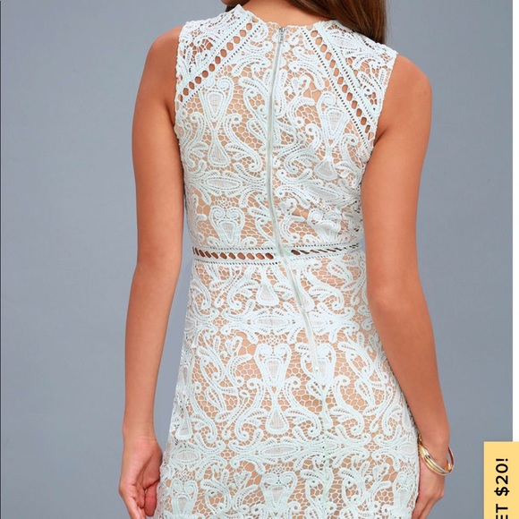 SOLDLulus Dream Life Light Blue Lace Bodycon Dress - Picture 3 of 8
